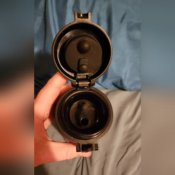 VS Pink Good Vibes black rainbow Tumbler - Picture 4 of 5